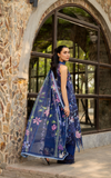 Indigo Craft MSSL-04 | 3pcs Embroidered Unstitched Summer
